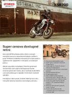 Yamaha XSR700 - brozura 2020 SK